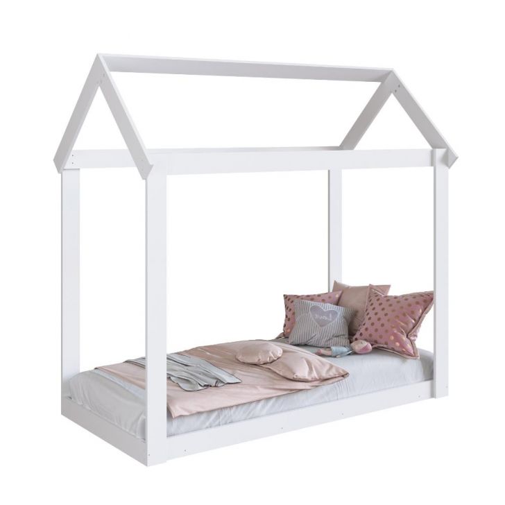 Mini Cama Infantil Montessoriano  Meu Fofinho Branco - Art In Móveis