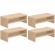 Kit 04 Suportes Para Monitor Stand Home Office Lap 63 cm L03 Amadeirado - Lyam