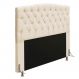 Cabeceira Greta Para Cama Box King 195 cm Suede Bege - D'Rossi