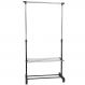 Arara Sapateira Regulável 80 a 155cm Ordene Expositor Calçados Closet Rodinhas My Closet