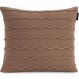 Almofada Serenité Altenburg Tricot Decorativa 45x45cm Marrom Mocha