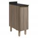 Balcao Com Tampo 1P 30 cm MDF Kali 12217 Carvalho Toq Carvalho Toq Nicioli