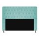 Cabeceira Queen Brenda 160 CM Suede Azul Turquesa- D A Decor