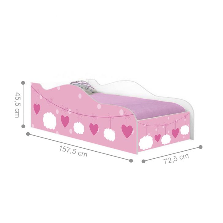 Mini Cama Fun Nuvens Meninas