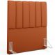 Cabeceira Cama Box Solteiro 100 cm Dália W01 Tecido Terracota - Lyam Decor
