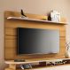 Painel Suspenso Decorativo Curv 1.8 TV até 70 Polegadas Cinamomo/OffWhite G26 - Hb Móveis