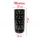 Abajur Luminária Preta De Mesa 29cm Bivolt 110/220v