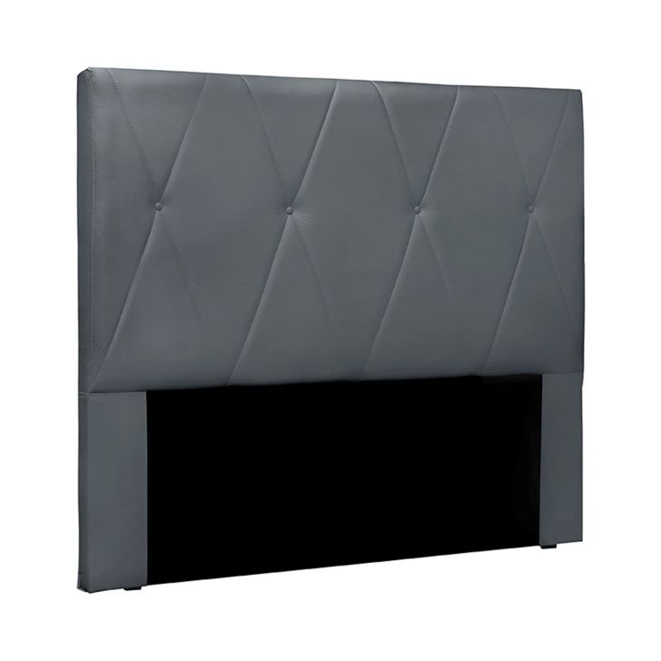 Cabeceira Decorativa Queen Size 1,60M Yves Veludo Cinza G63 - Gran Belo
