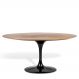 Mesa Saarinen Tulip Oval Imbuia 160x90cm Base Preta