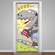 Adesivo para Porta Robossauro-73X210Cm