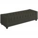 Recamier Calçadeira Bau 140 cm Pes MDF Parri Linho SL 74 Peer
