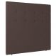 Cabeceira Cama Box Casal Queen Size Luana 160cm Sintético Marrom - Desk Design