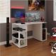 Mesa Gamer Somalia Branco Casa Mobilia