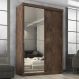 Guarda Roupa Roma 2 Portas Corre 2gav C/ Esp Chocolate