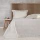Kit Colcha King Satinatta Cetim 100% Poliéster 260x280cm Biscuit