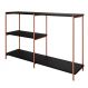 Aparador Artesania Core e Preto 120 cm