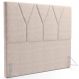 Cabeceira Cama Box Queen 160 cm Aurora W01 Suede Bege - Lyam Decor