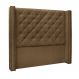 Cabeceira Decorativa King Size 2,19M Loewe Suede Caramelo G63 - Gran Belo