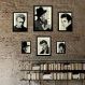 Kit 6 Quadros Vintage Artistas Antigos - com vidro