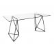 Mesa de Jantar Retangular Leblon Preta 140 cm
