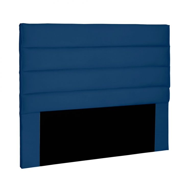 Cabeceira Queen La Italiana Suede Azul