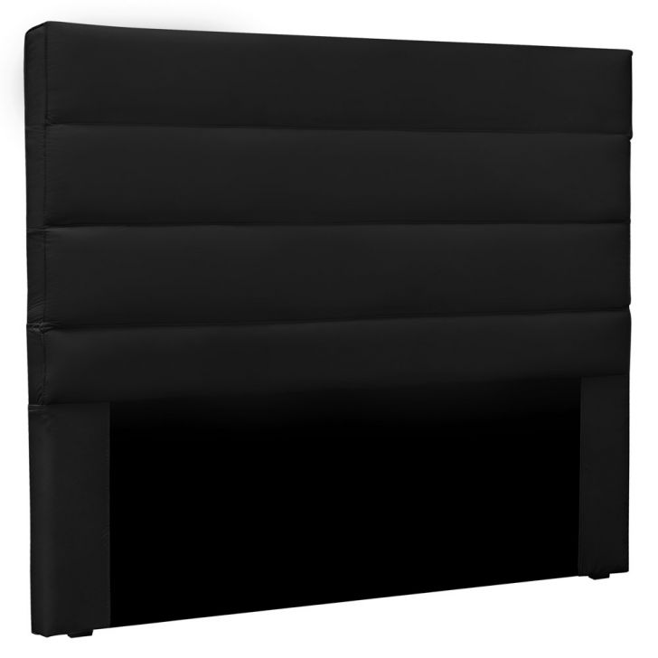 Cabeceira Estofada Cama Box Casal Queen Size La Italian 160cm Corano Preto - Desk Design