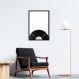 Quadro Disco de Vinil 60x43 Caixa Preto