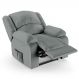 Poltrona do Papai Reclinável Pietra Power Touch USB FH9 PU Cinza - Mpozenato