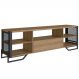 Rack Industrial 180 Cm Gaveta E Tela Em Metal 1017 Mell Preto PP