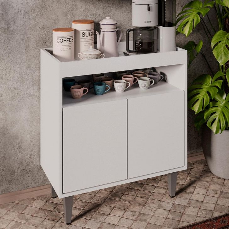 Balcão Cantinho do Café Chico Branco G96 - Gran Belo