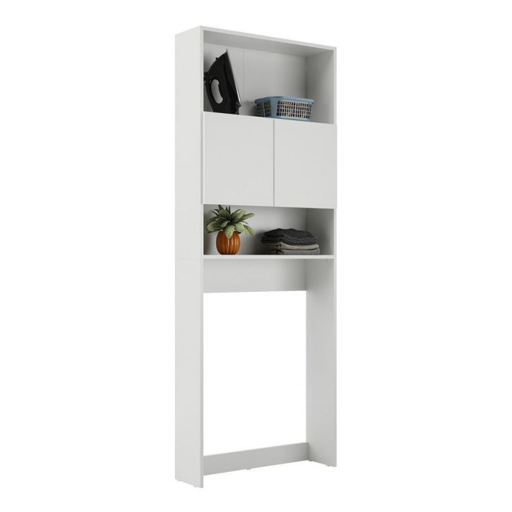 Armário Lavanderia 2 Portas Multimóveis Nina FG5013 Branco