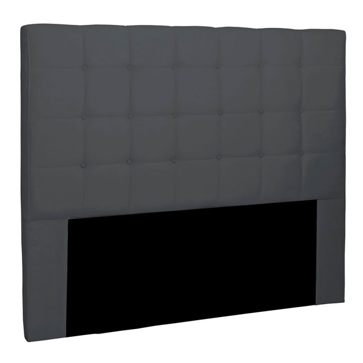 Cabeceira Queen Verona Suede Cinza