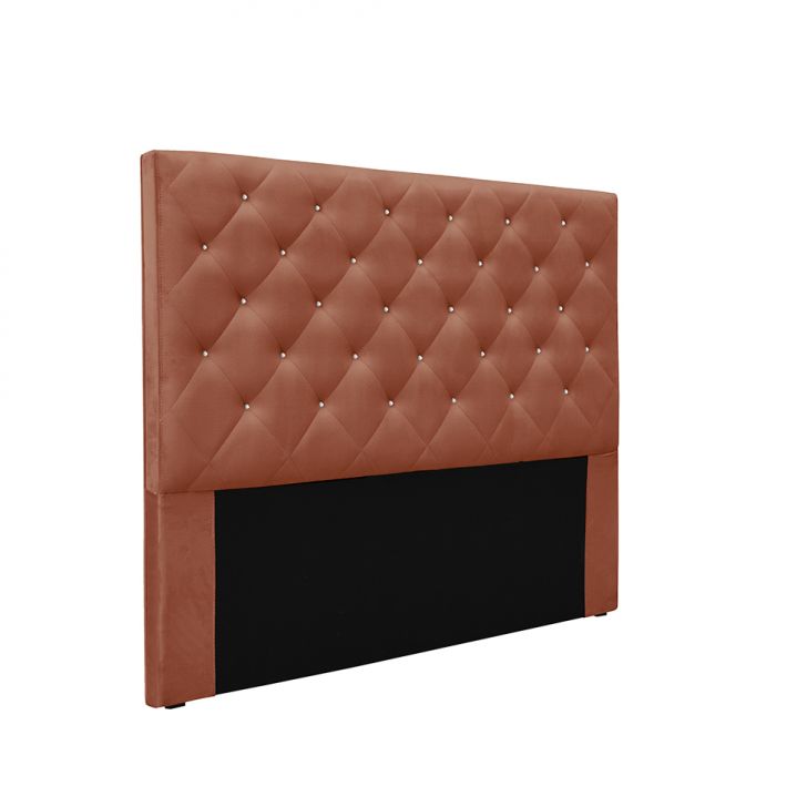 Cabeceira Solteiro Tânia Veludo Cobre