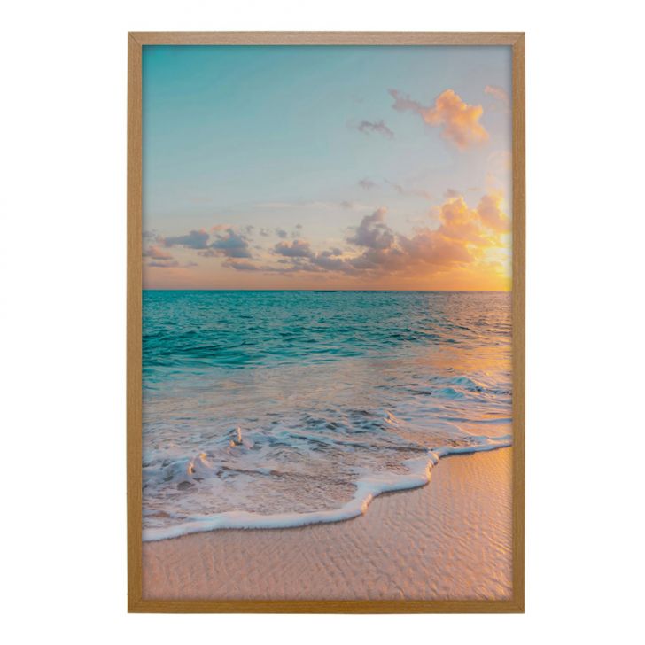 Quadro Natural Entardecer II sem Vidro Colorido 40x60 cm