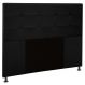 Cabeceira Cama Box Casal King 193cm Safira Sintético I02 Preto - Mpozenato