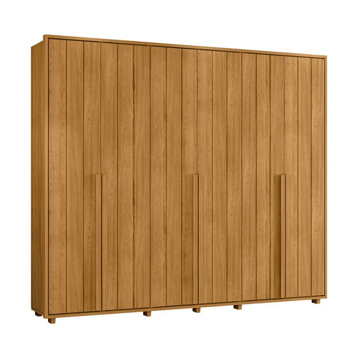 Guarda-roupa Casal Volpi 6 Portas 6 Gavetas Cumaru