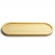 12 Travessas de Bambu Petisqueira 33x12cm Bandeja UZ Servir