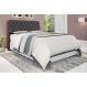 Cabeceira Box Casal Ísis Malbec Com Painel Capitonê Cor 013 Framar
