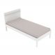 Cama de solteiro MDP CM8010 Branco G69 - Gran Belo