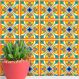 Adesivos de Azulejos Ladrilhos Hidráulicos Modelo 151-10x10cm