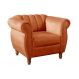 Poltrona Realeza Chesterfield Cadeira Vintage Decoração Retrô - Veludo Terracota