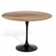 Mesa Saarinen Tulip Redonda Imbuia 124cm Base Preta