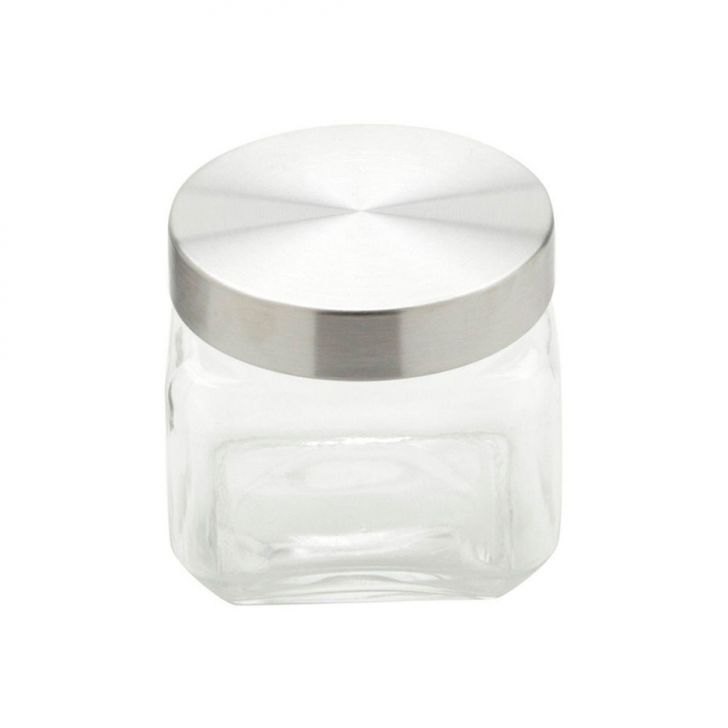 Porta Mantimento Ollam Prateado 800 Ml