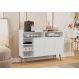 Buffet Aparador 3 Portas Nichos Retro Elba Branco