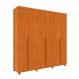 Guarda-Roupa Casal Joinville com Pés 6 Portas 4 Gavetas Cinamomo