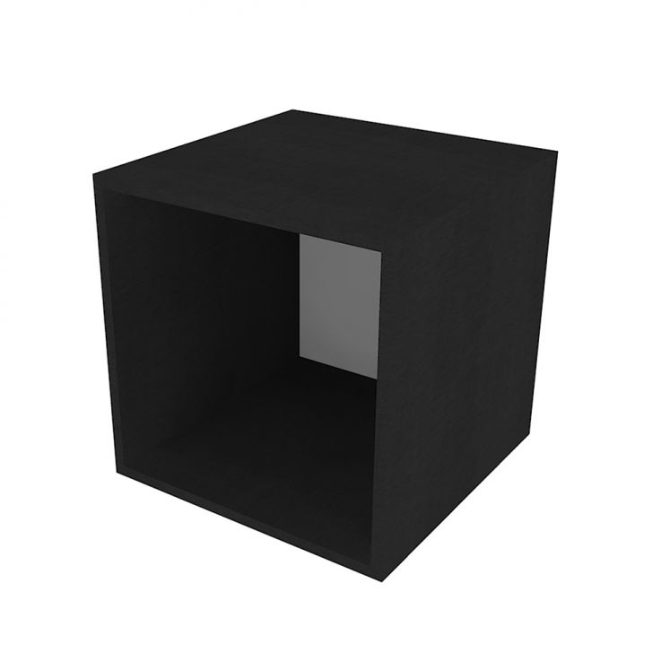 Nicho Quadrado Cubo III Preto