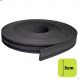 Rodapé Autocolante Flexível - Boiserie Roda Meio Moldura Eva - 5cm 10 Metros Preto