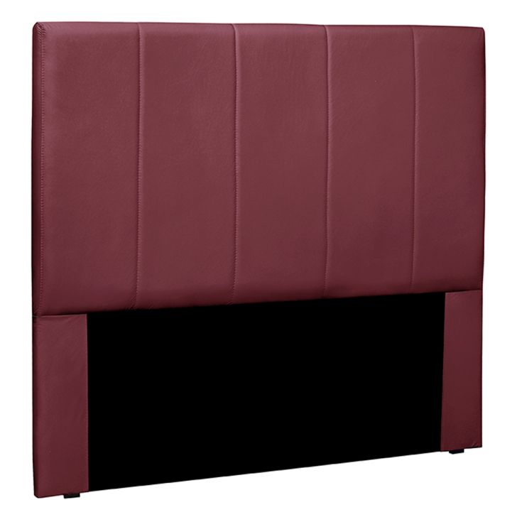 Cabeceira Decorativa Queen Size 1,60M Erza Veludo Vinho G63 - Gran Belo