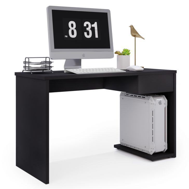 Mesa de Escritório Para Computador Noronha M09 Preto - Mpozenato