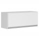 Armário Aéreo Geladeira e Lavanderia 1 Porta 0,60m MDF BP Branco TX - SSX Multicoisas